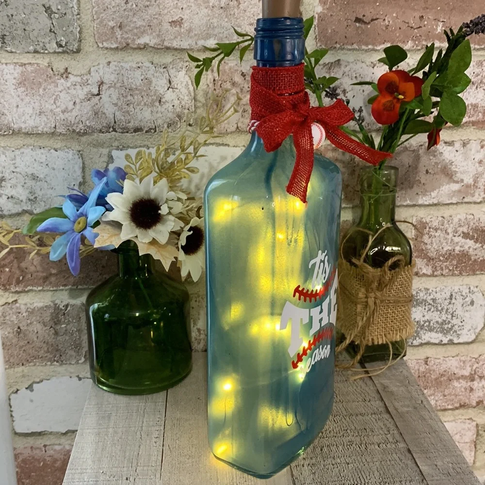 Hand Crafted glass bottle